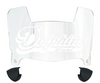 Miami Dolphins Retro Throwback Mini Football Helmet Visor Shield w/ Clips - PICK VISOR & LOGO COLOR
