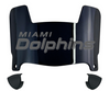 Miami Dolphins Mini Football Helmet Visor Shield w/ Clips - PICK VISOR & LOGO COLOR