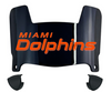 Miami Dolphins Mini Football Helmet Visor Shield w/ Clips - PICK VISOR & LOGO COLOR
