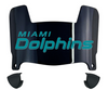 Miami Dolphins Mini Football Helmet Visor Shield w/ Clips - PICK VISOR & LOGO COLOR