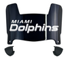 Miami Dolphins Mini Football Helmet Visor Shield w/ Clips - PICK VISOR & LOGO COLOR