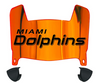 Miami Dolphins Mini Football Helmet Visor Shield w/ Clips - PICK VISOR & LOGO COLOR