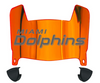Miami Dolphins Mini Football Helmet Visor Shield w/ Clips - PICK VISOR & LOGO COLOR