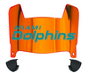 Miami Dolphins Mini Football Helmet Visor Shield w/ Clips - PICK VISOR & LOGO COLOR