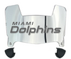 Miami Dolphins Mini Football Helmet Visor Shield w/ Clips - PICK VISOR & LOGO COLOR