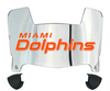 Miami Dolphins Mini Football Helmet Visor Shield w/ Clips - PICK VISOR & LOGO COLOR