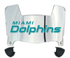 Miami Dolphins Mini Football Helmet Visor Shield w/ Clips - PICK VISOR & LOGO COLOR