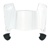 Miami Dolphins Mini Football Helmet Visor Shield w/ Clips - PICK VISOR & LOGO COLOR