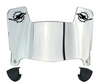 Miami Dolphins Mini Football Helmet Visor Shield w/ Clips - PICK VISOR & LOGO COLOR