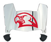 Miami Ohio Redhawks Mini Football Helmet Visor Shield w/ Clips - PICK VISOR & LOGO COLOR