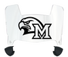 Miami Ohio Redhawks Mini Football Helmet Visor Shield w/ Clips - PICK VISOR & LOGO COLOR