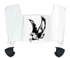 Miami Ohio Redhawks Mini Football Helmet Visor Shield w/ Clips - PICK VISOR & LOGO COLOR