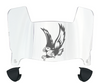 Miami Ohio Redhawks Mini Football Helmet Visor Shield w/ Clips - PICK VISOR & LOGO COLOR