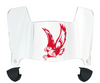 Miami Ohio Redhawks Mini Football Helmet Visor Shield w/ Clips - PICK VISOR & LOGO COLOR