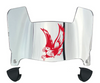 Miami Ohio Redhawks Mini Football Helmet Visor Shield w/ Clips - PICK VISOR & LOGO COLOR