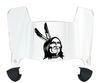 Miami Ohio Redhawks Mini Football Helmet Visor Shield w/ Clips - PICK VISOR & LOGO COLOR