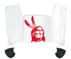 Miami Ohio Redhawks Mini Football Helmet Visor Shield w/ Clips - PICK VISOR & LOGO COLOR