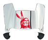Miami Ohio Redhawks Mini Football Helmet Visor Shield w/ Clips - PICK VISOR & LOGO COLOR