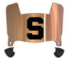 Michigan State Spartans Mini Football Helmet Visor Shield w/ Clips - PICK VISOR & LOGO COLOR