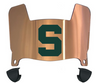 Michigan State Spartans Mini Football Helmet Visor Shield w/ Clips - PICK VISOR & LOGO COLOR