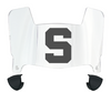 Michigan State Spartans Mini Football Helmet Visor Shield w/ Clips - PICK VISOR & LOGO COLOR