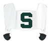 Michigan State Spartans Mini Football Helmet Visor Shield w/ Clips - PICK VISOR & LOGO COLOR