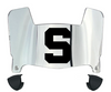 Michigan State Spartans Mini Football Helmet Visor Shield w/ Clips - PICK VISOR & LOGO COLOR