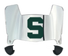 Michigan State Spartans Mini Football Helmet Visor Shield w/ Clips - PICK VISOR & LOGO COLOR