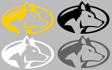 Michigan Tech Huskies Team Logo Premium DieCut Vinyl Decal PICK COLOR & SIZE