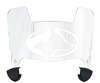 Michigan Tech Huskies Mini Football Helmet Visor Shield w/ Clips - PICK VISOR & LOGO COLOR