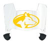 Michigan Tech Huskies Mini Football Helmet Visor Shield w/ Clips - PICK VISOR & LOGO COLOR