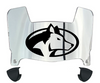 Michigan Tech Huskies Mini Football Helmet Visor Shield w/ Clips - PICK VISOR & LOGO COLOR
