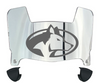 Michigan Tech Huskies Mini Football Helmet Visor Shield w/ Clips - PICK VISOR & LOGO COLOR