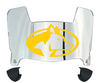 Michigan Tech Huskies Mini Football Helmet Visor Shield w/ Clips - PICK VISOR & LOGO COLOR