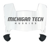 Michigan Tech Huskies Mini Football Helmet Visor Shield w/ Clips - PICK VISOR & LOGO COLOR