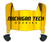 Michigan Tech Huskies Mini Football Helmet Visor Shield w/ Clips - PICK VISOR & LOGO COLOR