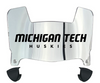 Michigan Tech Huskies Mini Football Helmet Visor Shield w/ Clips - PICK VISOR & LOGO COLOR