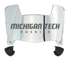 Michigan Tech Huskies Mini Football Helmet Visor Shield w/ Clips - PICK VISOR & LOGO COLOR