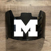 Michigan Wolverines Full Size Football Helmet Visor Shield w/ Clips - PICK VISOR & LOGO COLOR