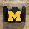 Michigan Wolverines Full Size Football Helmet Visor Shield w/ Clips - PICK VISOR & LOGO COLOR