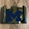 Michigan Wolverines Full Size Football Helmet Visor Shield w/ Clips - PICK VISOR & LOGO COLOR