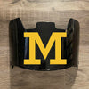 Michigan Wolverines Full Size Football Helmet Visor Shield w/ Clips - PICK VISOR & LOGO COLOR