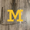 Michigan Wolverines Full Size Football Helmet Visor Shield w/ Clips - PICK VISOR & LOGO COLOR