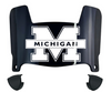 Michigan Wolverines Mini Football Helmet Visor Shield w/ Clips - PICK VISOR & LOGO COLOR