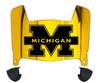 Michigan Wolverines Mini Football Helmet Visor Shield w/ Clips - PICK VISOR & LOGO COLOR