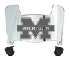 Michigan Wolverines Mini Football Helmet Visor Shield w/ Clips - PICK VISOR & LOGO COLOR