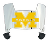 Michigan Wolverines Mini Football Helmet Visor Shield w/ Clips - PICK VISOR & LOGO COLOR