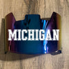 Michigan Wolverines Full Size Football Helmet Visor Shield w/ Clips - PICK VISOR & LOGO COLOR