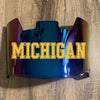 Michigan Wolverines Full Size Football Helmet Visor Shield w/ Clips - PICK VISOR & LOGO COLOR
