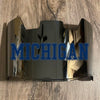Michigan Wolverines Full Size Football Helmet Visor Shield w/ Clips - PICK VISOR & LOGO COLOR